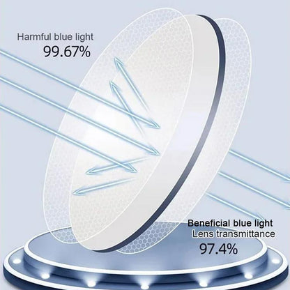 Lunettes de lecture aimantées à porter autour du cou anti-perte anti-lumière bleue
