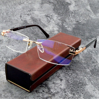 Lunettes de lecture intelligentes Viselio à verres progressifs | ultra-légères avec filtre anti-lumière bleue | pour la vision de près et de loin | monture en titane TR90