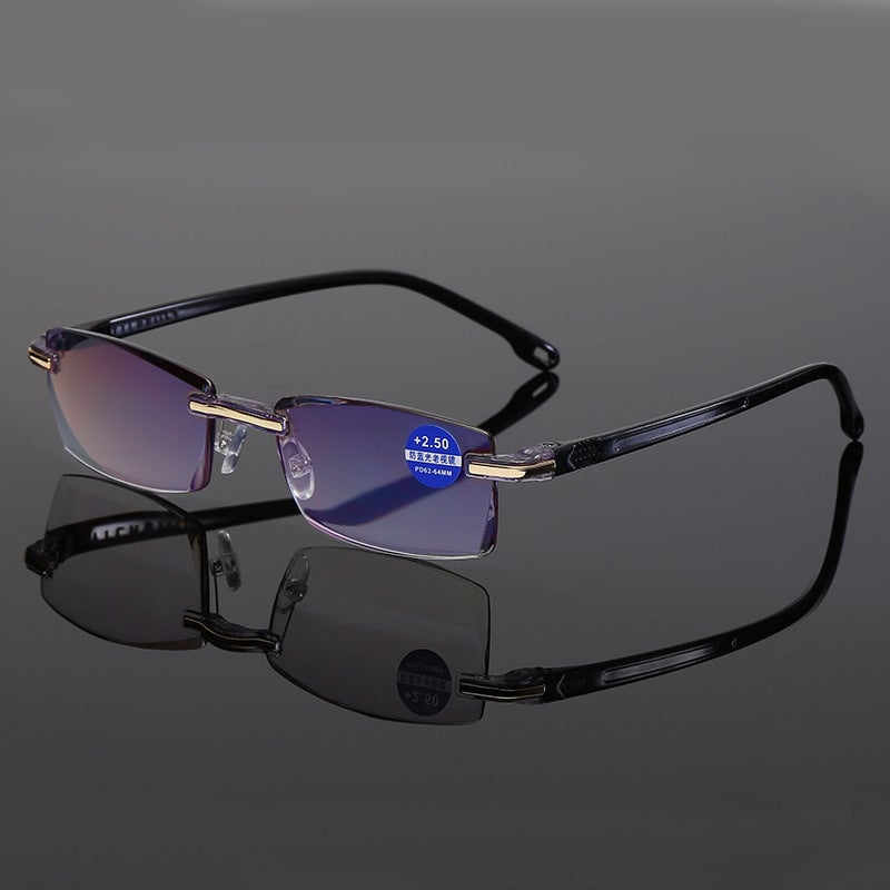 Lunettes de lecture multifocales avec protection contre la lumière bleue