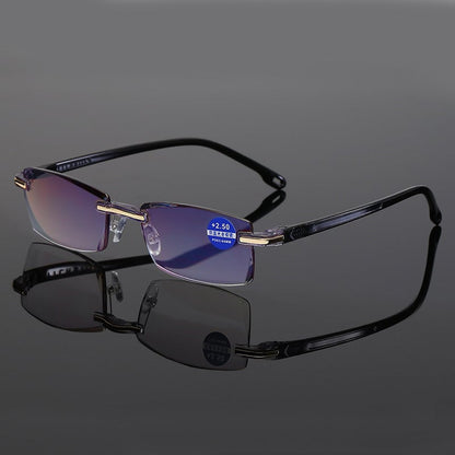 Lunettes de lecture multifocales avec protection contre la lumière bleue