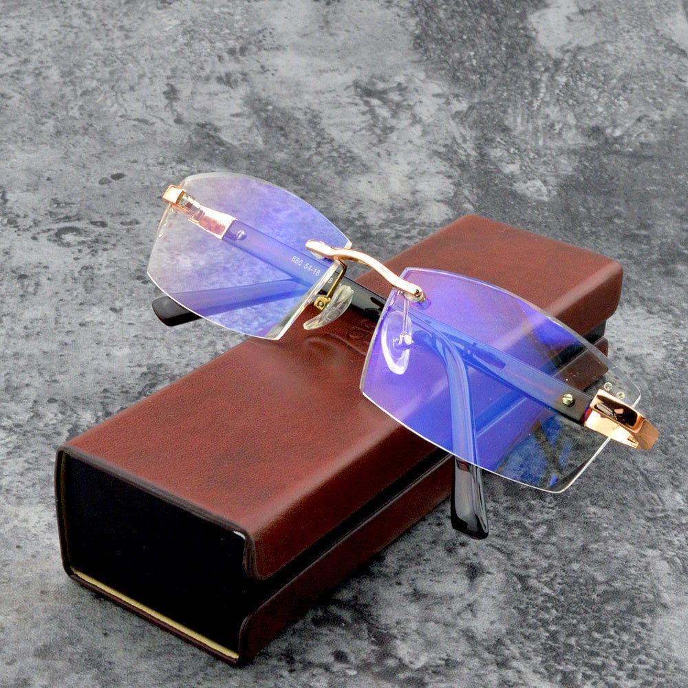 Lunettes de lecture multifocales avec protection contre la lumière bleue
