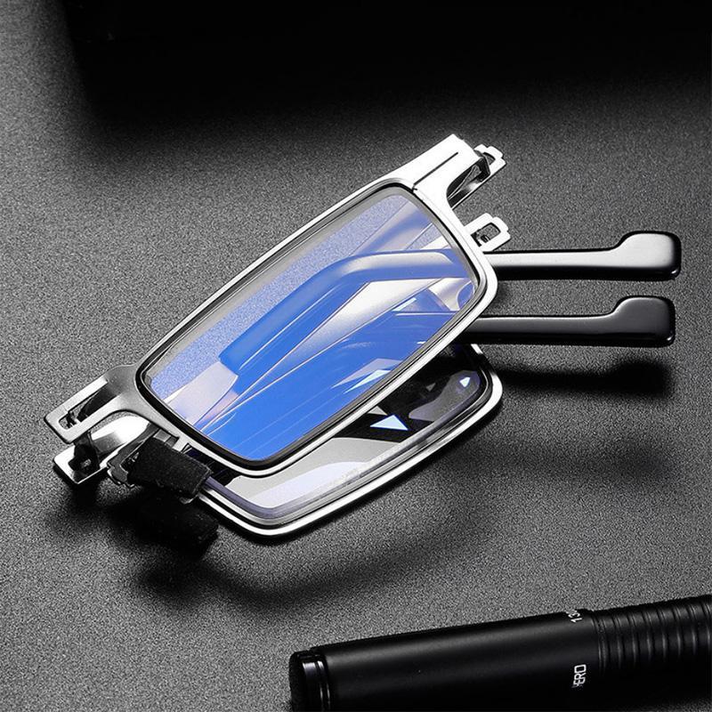 Lunettes de lecture pliables ultralégères avec protection anti-lumière bleue