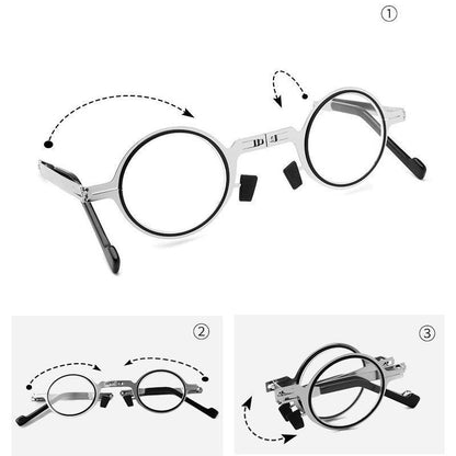 Lunettes de lecture pliables ultralégères avec protection anti-lumière bleue