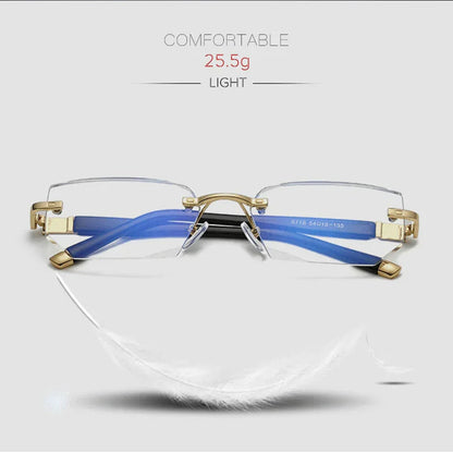 Lunettes de lecture progressives à haute dureté avec filtre anti-lumière bleue pour la vision de loin et de près
