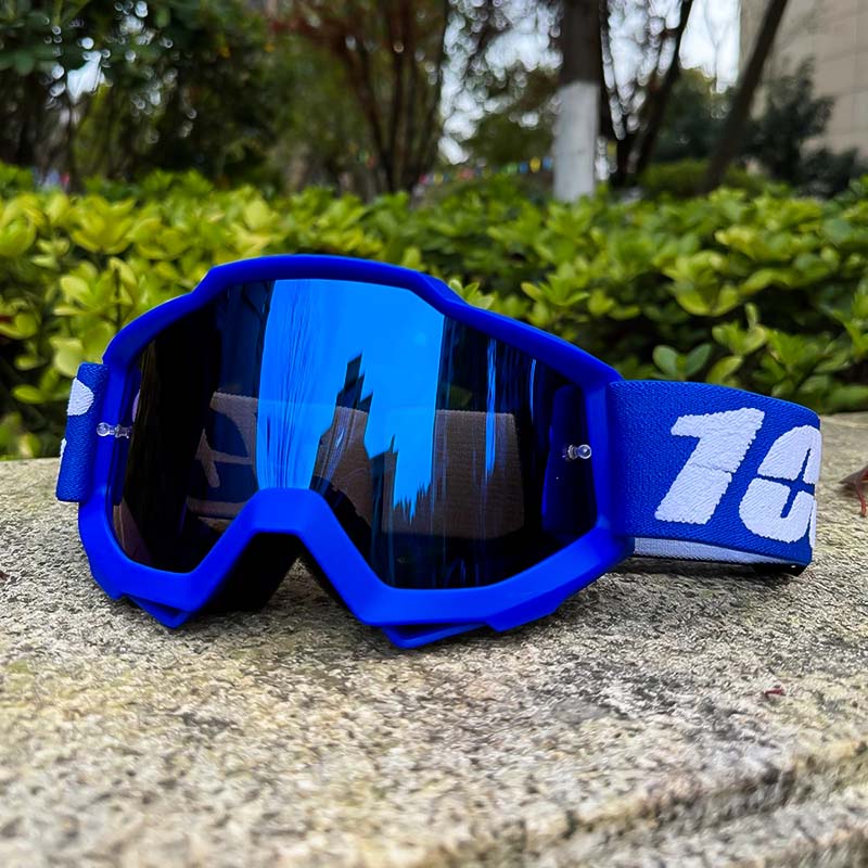 Lunettes de moto unisexe antibuée, coupe-vent et anti-poussière