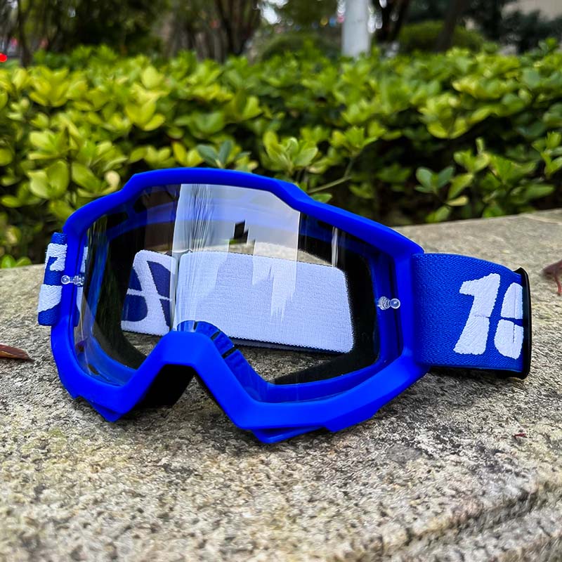 Lunettes de moto unisexe antibuée, coupe-vent et anti-poussière
