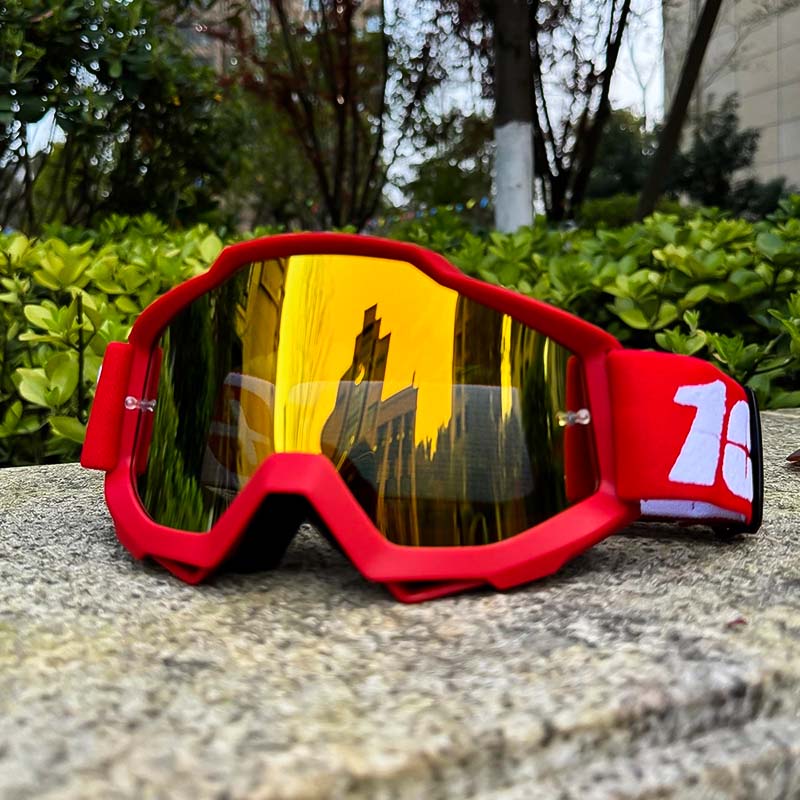 Lunettes de moto unisexe antibuée, coupe-vent et anti-poussière