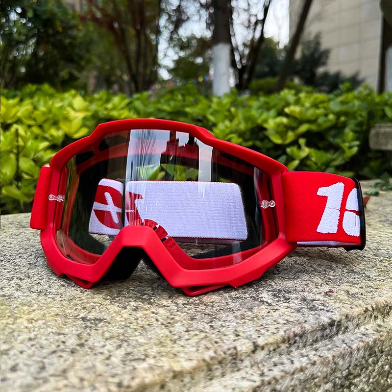 Lunettes de moto unisexe antibuée, coupe-vent et anti-poussière