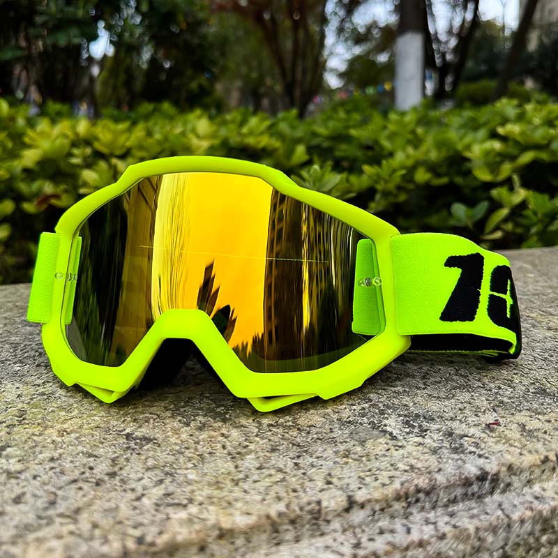 Lunettes de moto unisexe antibuée, coupe-vent et anti-poussière