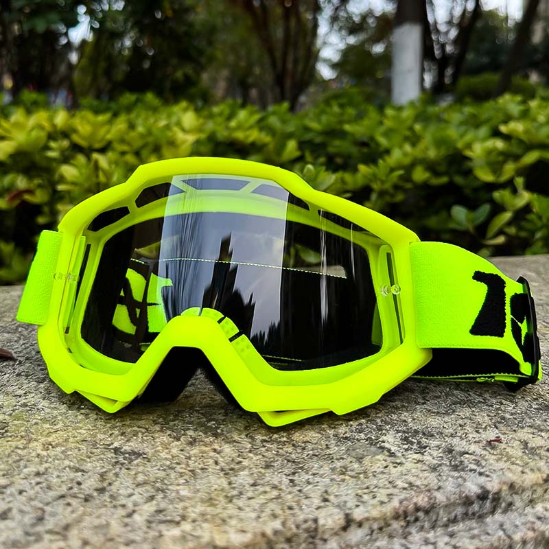 Lunettes de moto unisexe antibuée, coupe-vent et anti-poussière