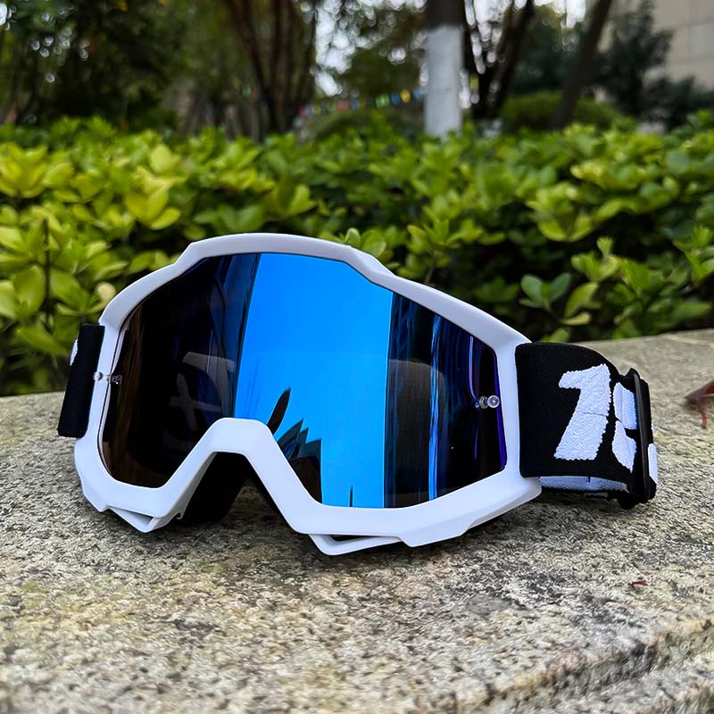 Lunettes de moto unisexe antibuée, coupe-vent et anti-poussière