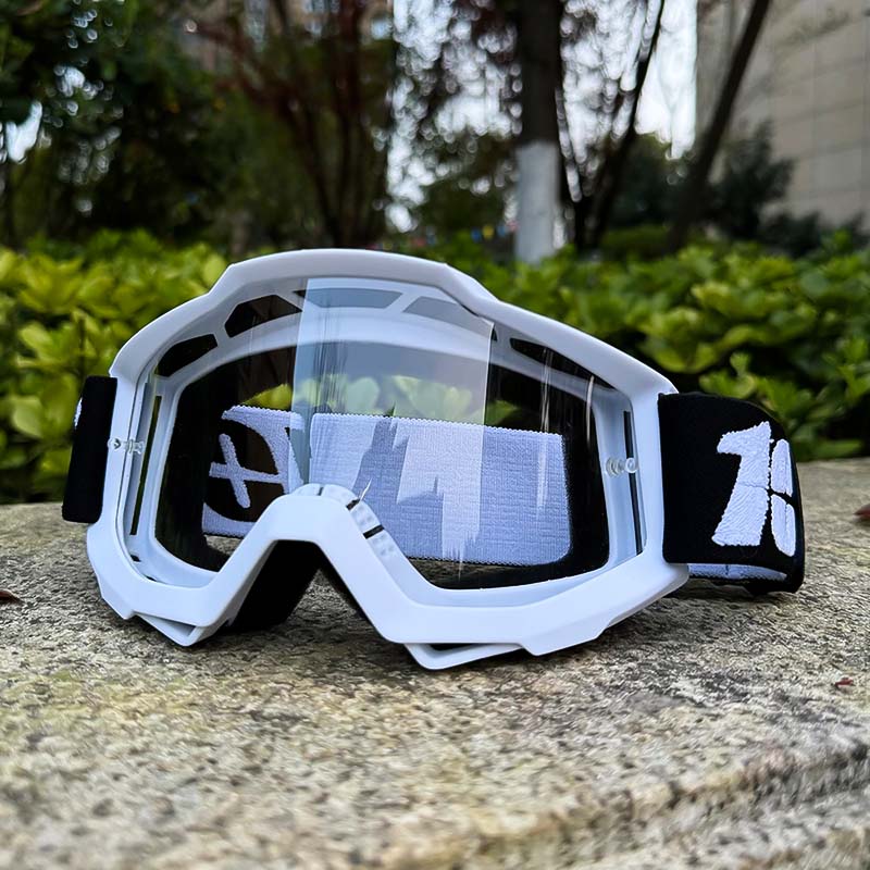 Lunettes de moto unisexe antibuée, coupe-vent et anti-poussière