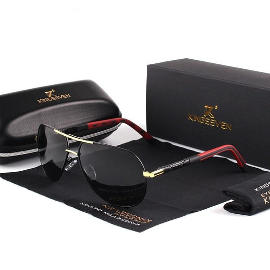 Lunettes de soleil aviateur polarisées - monture en aluminium