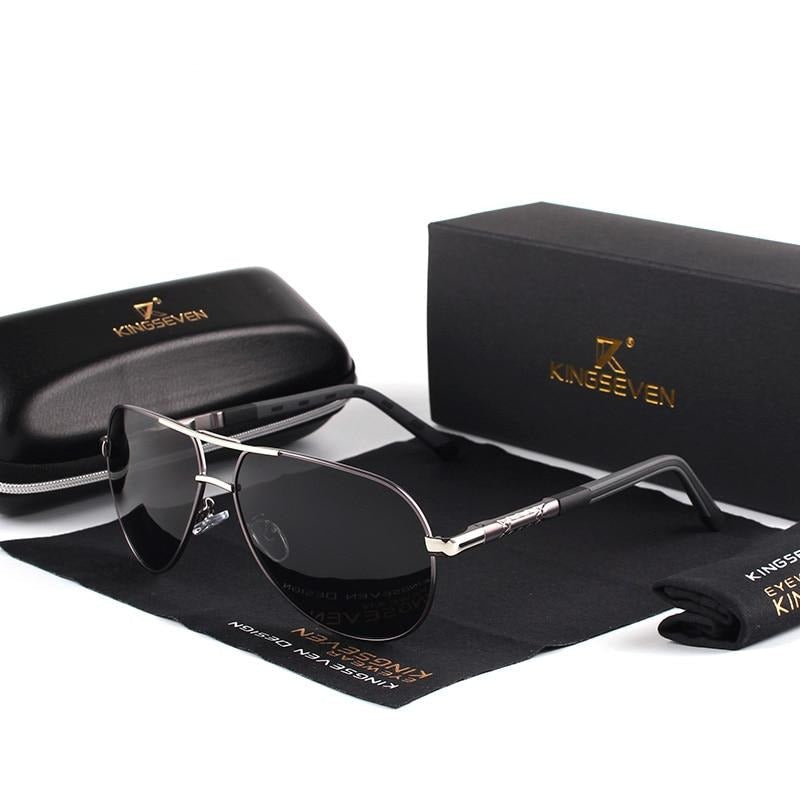Lunettes de soleil aviateur polarisées pour homme