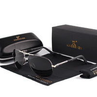 Lunettes de soleil aviateur polarisées pour homme