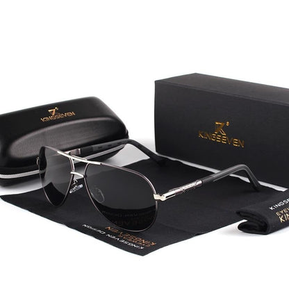 Lunettes de soleil aviateur polarisées pour homme