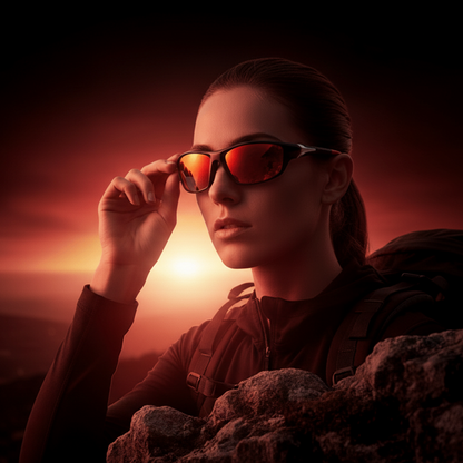 Lunettes de soleil de sport à verres polarisés et protection UV400