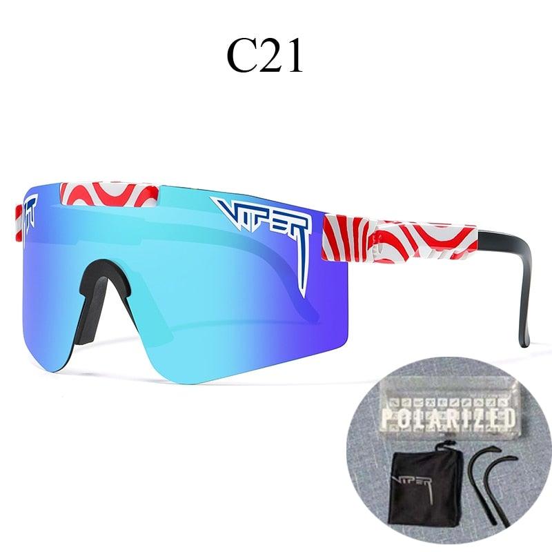 Lunettes de soleil de sport performantes à écran, protection UV