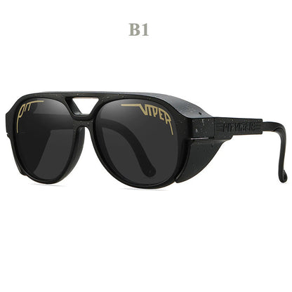 Lunettes de soleil moto coupe-vent UV400