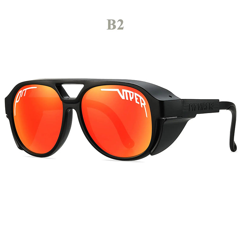 Lunettes de soleil moto coupe-vent UV400
