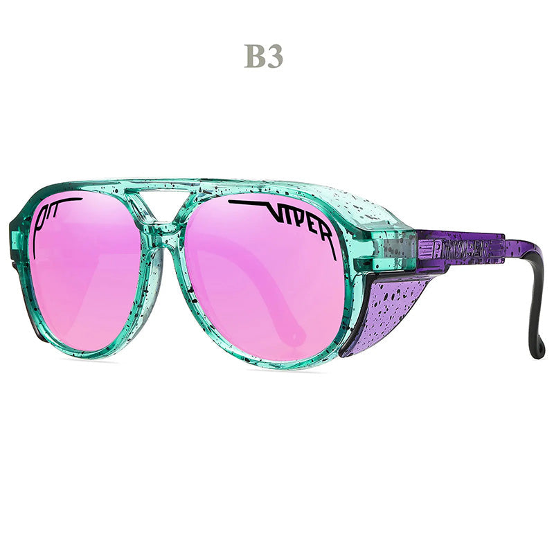 Lunettes de soleil moto coupe-vent UV400