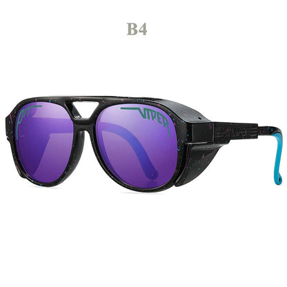 Lunettes de soleil moto coupe-vent UV400