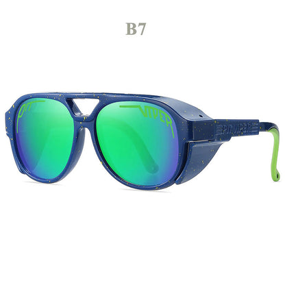 Lunettes de soleil moto coupe-vent UV400