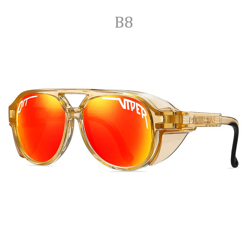 Lunettes de soleil moto coupe-vent UV400