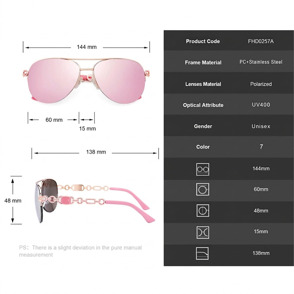 Lunettes de soleil polarisées pour femme version 10 NF