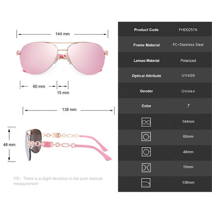 Lunettes de soleil polarisées pour femme version 10 NF