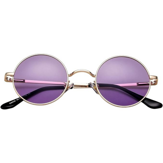Lunettes de soleil rondes rétro polarisées