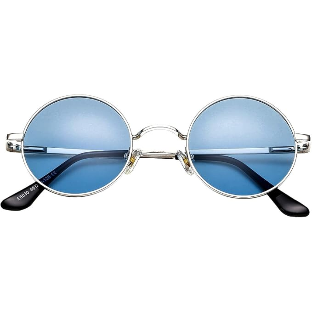 Lunettes de soleil rondes rétro polarisées