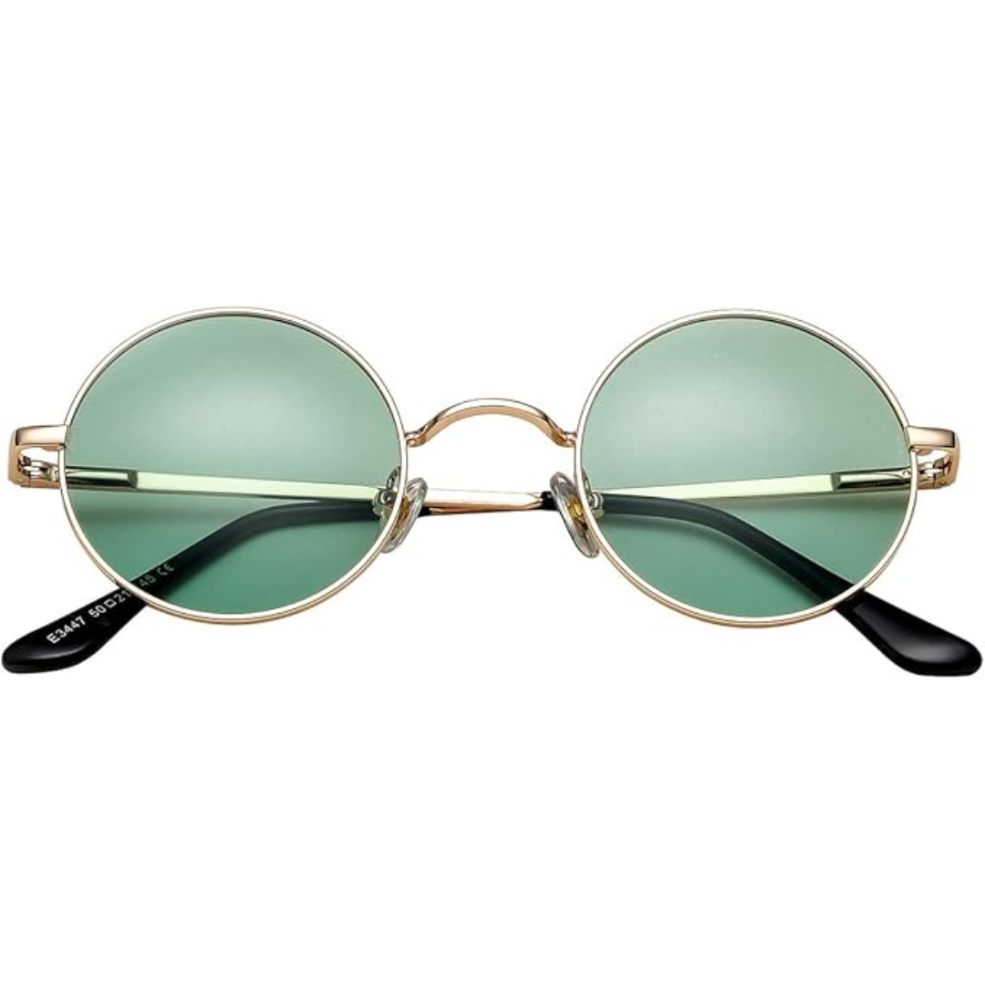 Lunettes de soleil rondes rétro polarisées