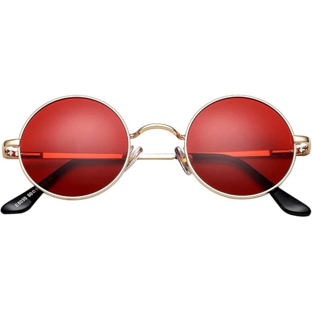 Lunettes de soleil rondes rétro polarisées