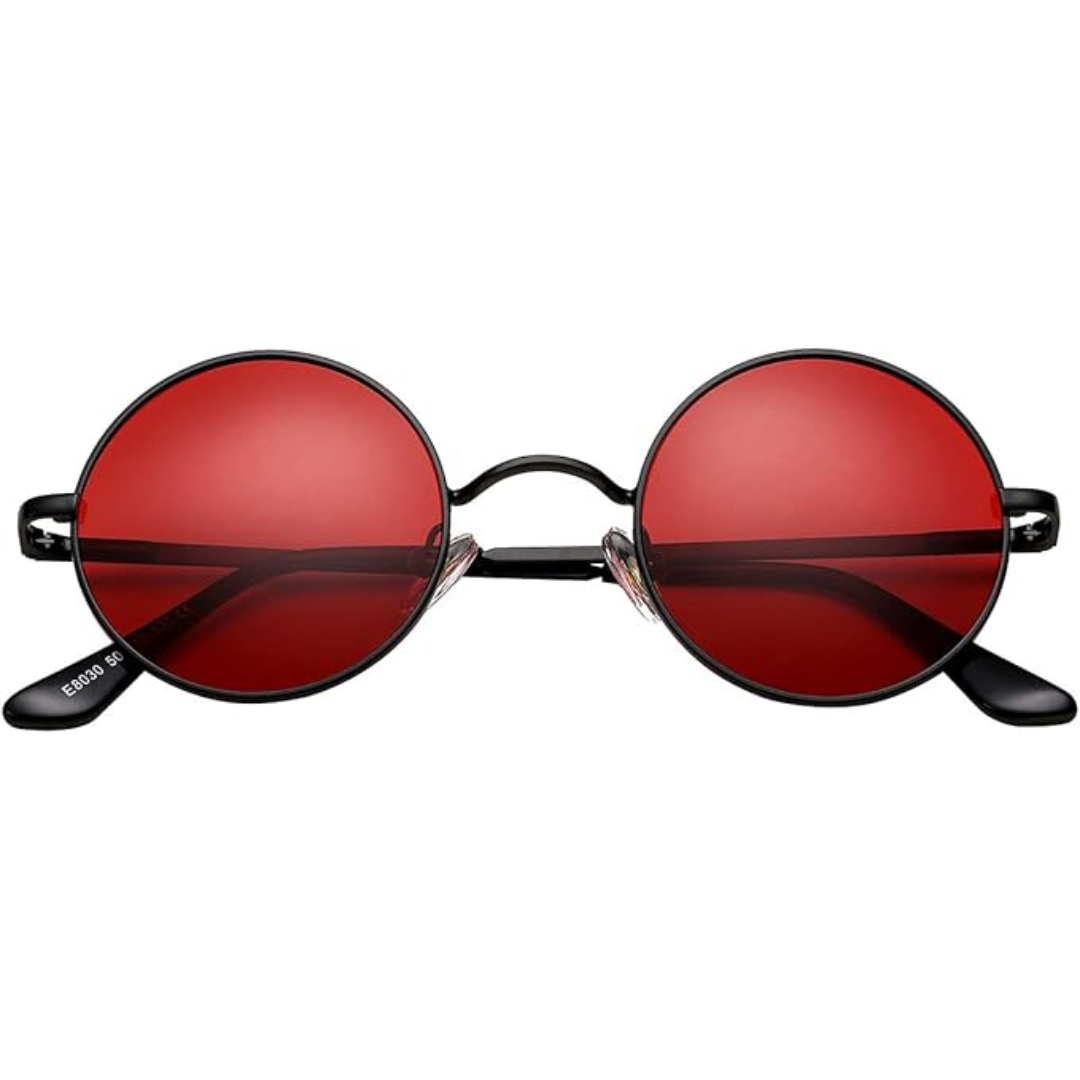 Lunettes de soleil rondes rétro polarisées