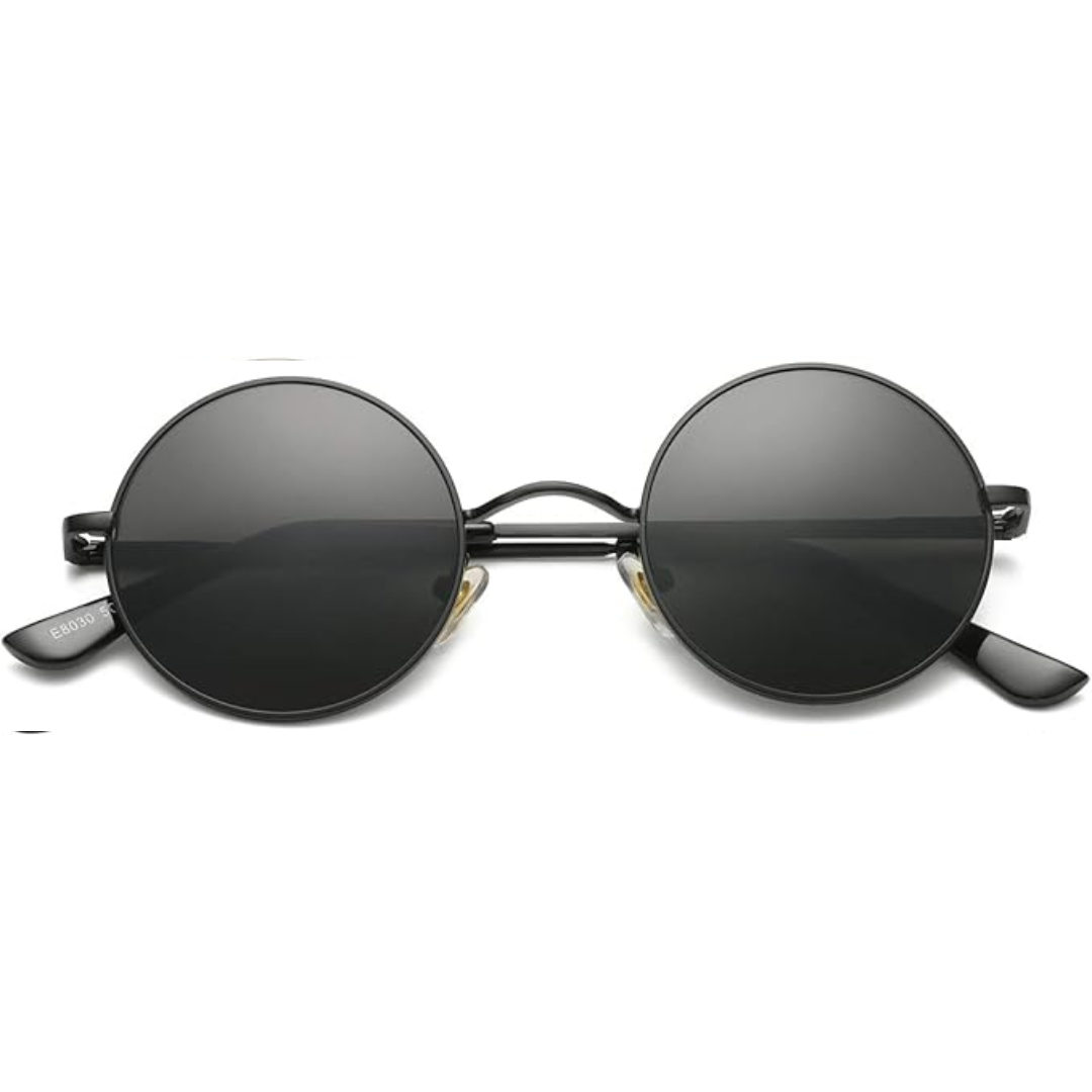 Lunettes de soleil rondes rétro polarisées