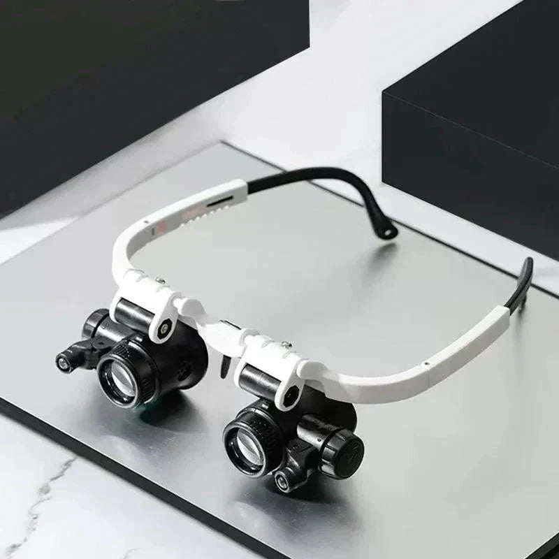 Lunettes-loupe à grossissements 8x, 15x et 23x pour une observation détaillée et des travaux de précision