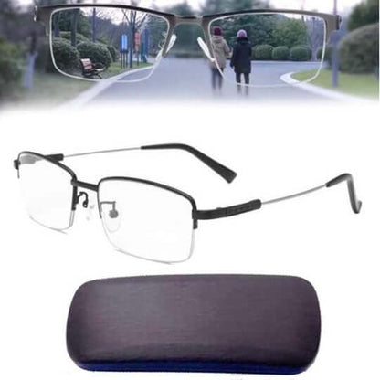 Lunettes progressives à réglage automatique avec filtre anti-lumière bleue