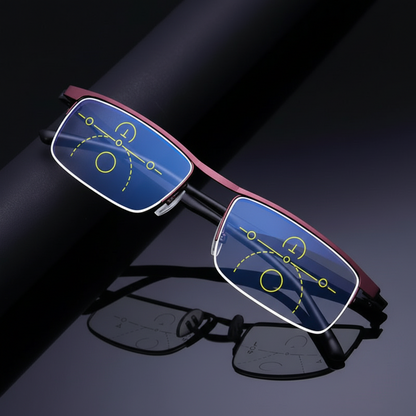 Lunettes progressives intelligentes pour une vision détendue