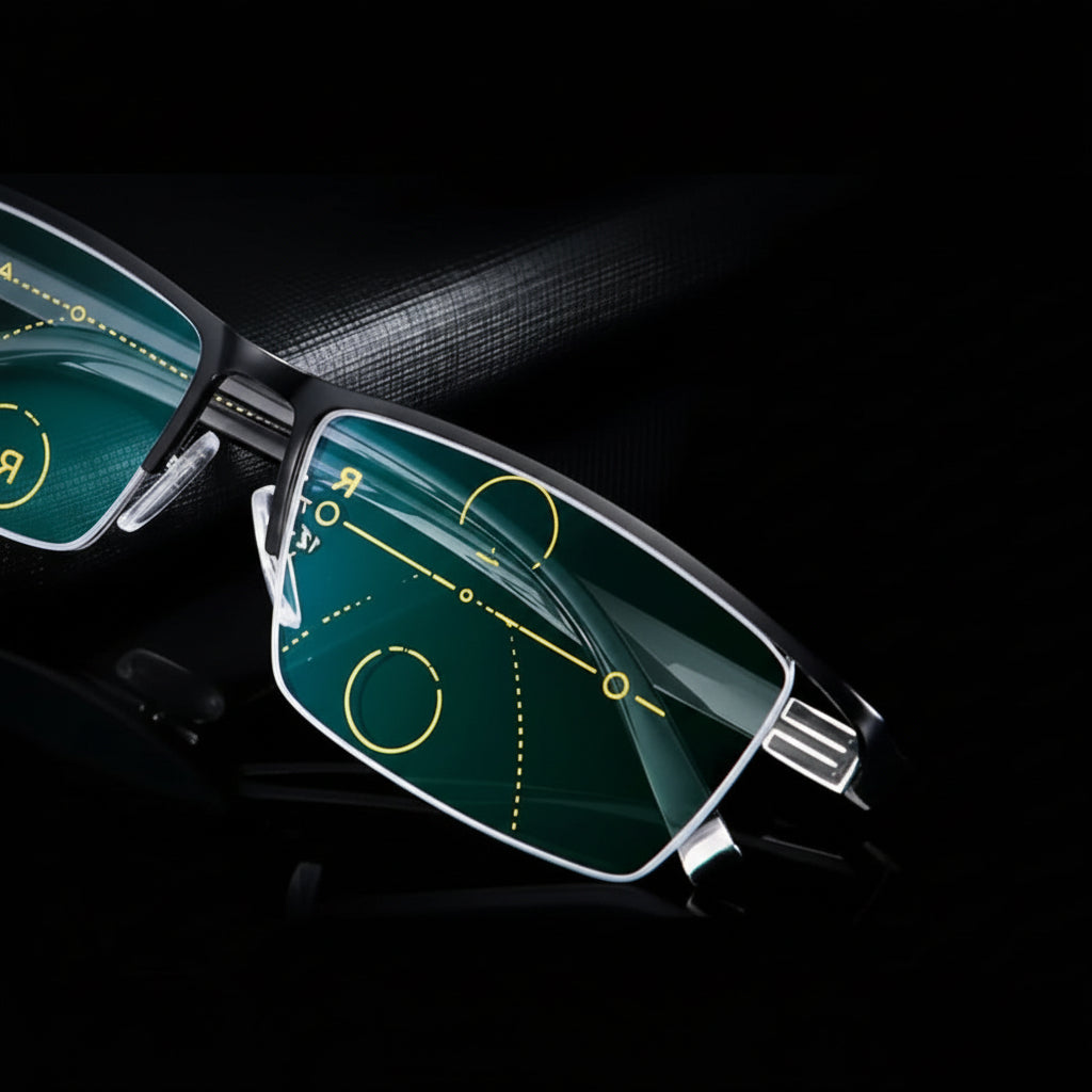 Lunettes progressives intelligentes pour une vision détendue