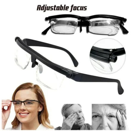 Lunettes réglables pour la vision de près et de loin