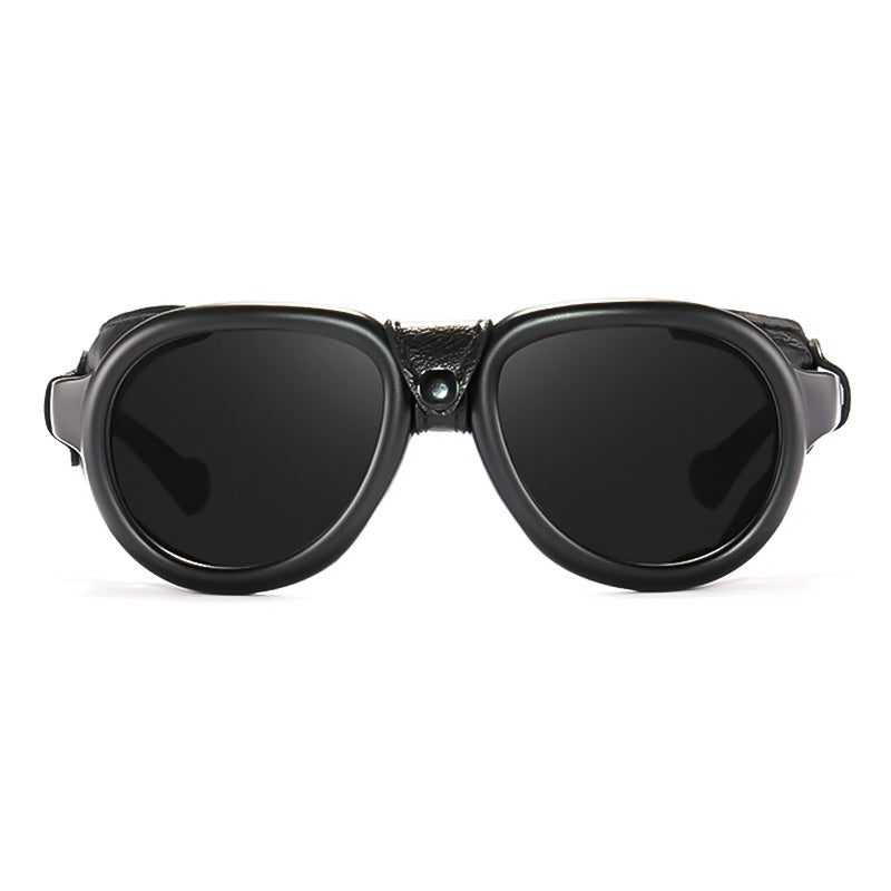 Lunettes steampunk coupe-vent pour motards en plein air