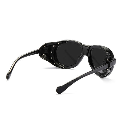 Lunettes steampunk coupe-vent pour motards en plein air
