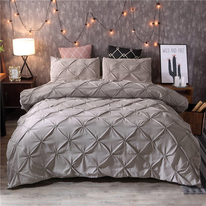 Luxueuse parure de lit matelassée – matière douce et chaleur agréable – idéale pour se détendre la nuit