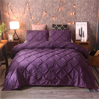 Luxueuse parure de lit matelassée – matière douce et chaleur agréable – idéale pour se détendre la nuit