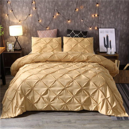 Luxueuse parure de lit matelassée – matière douce et chaleur agréable – idéale pour se détendre la nuit