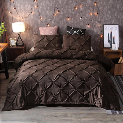 Luxueuse parure de lit matelassée – matière douce et chaleur agréable – idéale pour se détendre la nuit