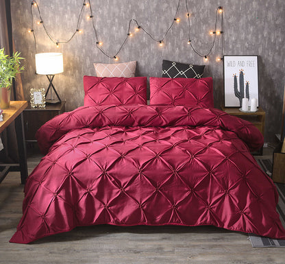 Luxueuse parure de lit matelassée – matière douce et chaleur agréable – idéale pour se détendre la nuit