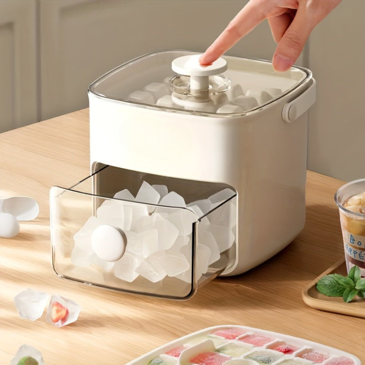 Machine à glaçons compacte – fonction de fabrication rapide pour la maison et le bureau – idéale pour une boisson élégante et rafraîchissante en quelques minutes