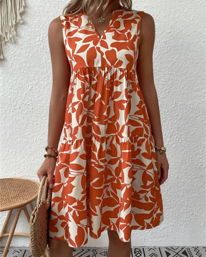 Magnolia robe midi d’été pour femme